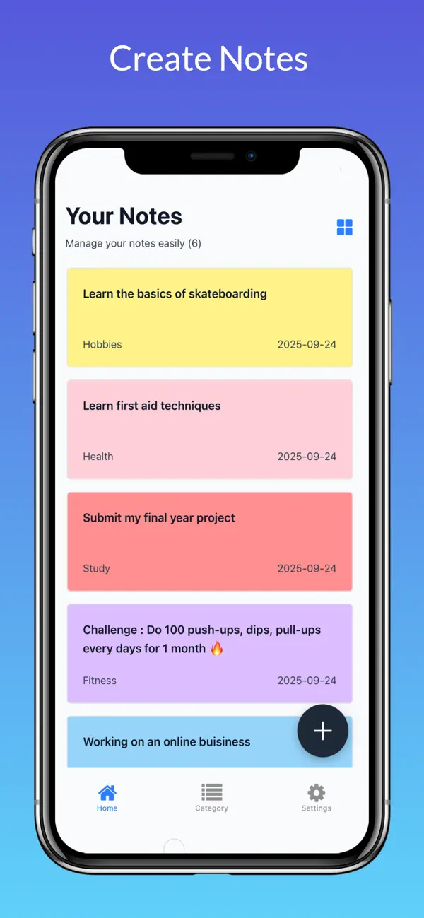 #1. Notely – Quick Notes (iOS) Ved: Kamel Djaber