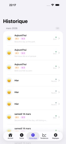 TrackingMood screenshot