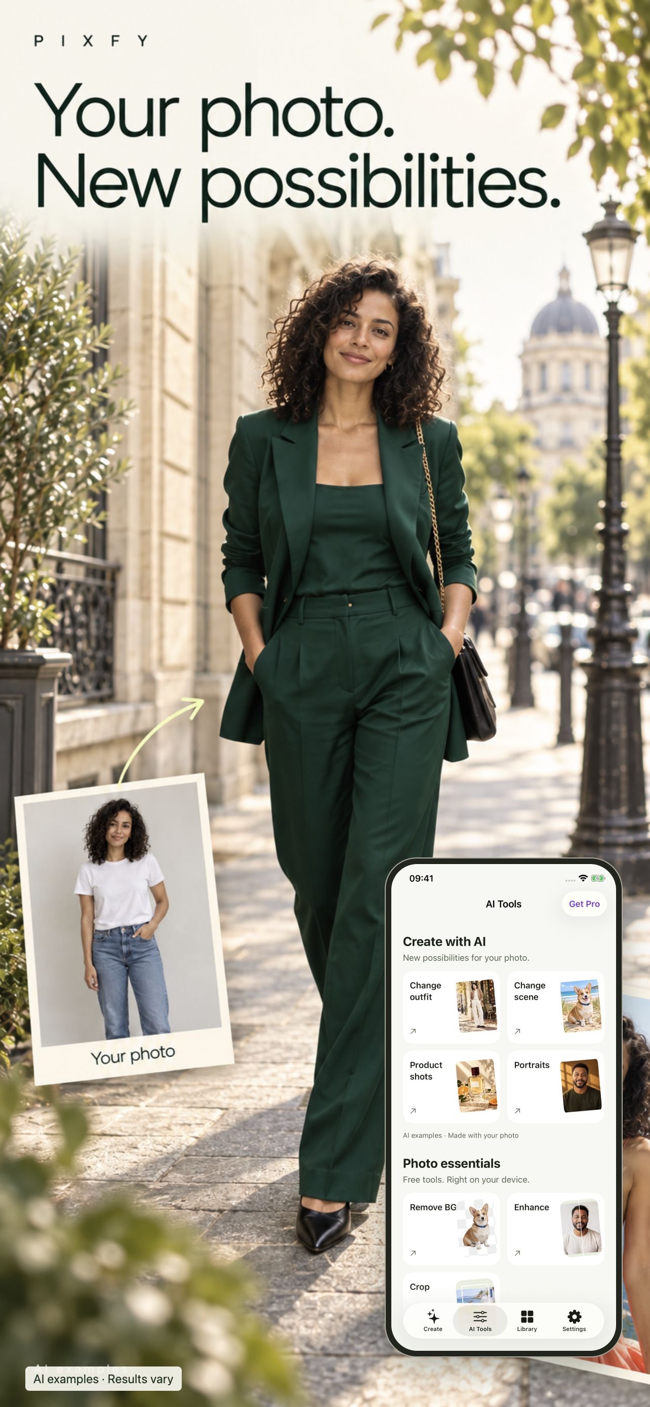 Screenshot 1 of Pixfy: AI Photo Editor