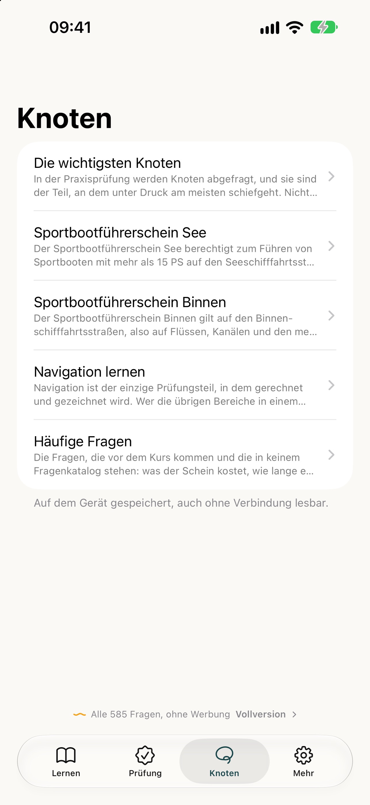 Screenshot 4 of Sportbootführerschein · Brizo