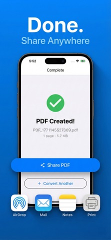 Photo to PDF Converter - Snap screenshot