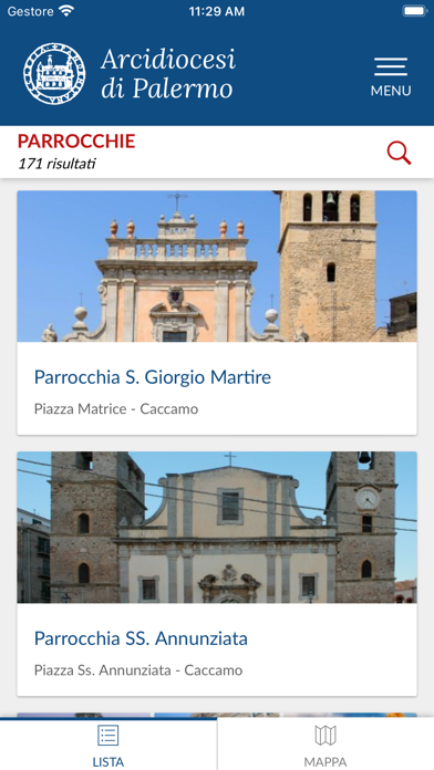 Arcidiocesi di Palermo Screenshot