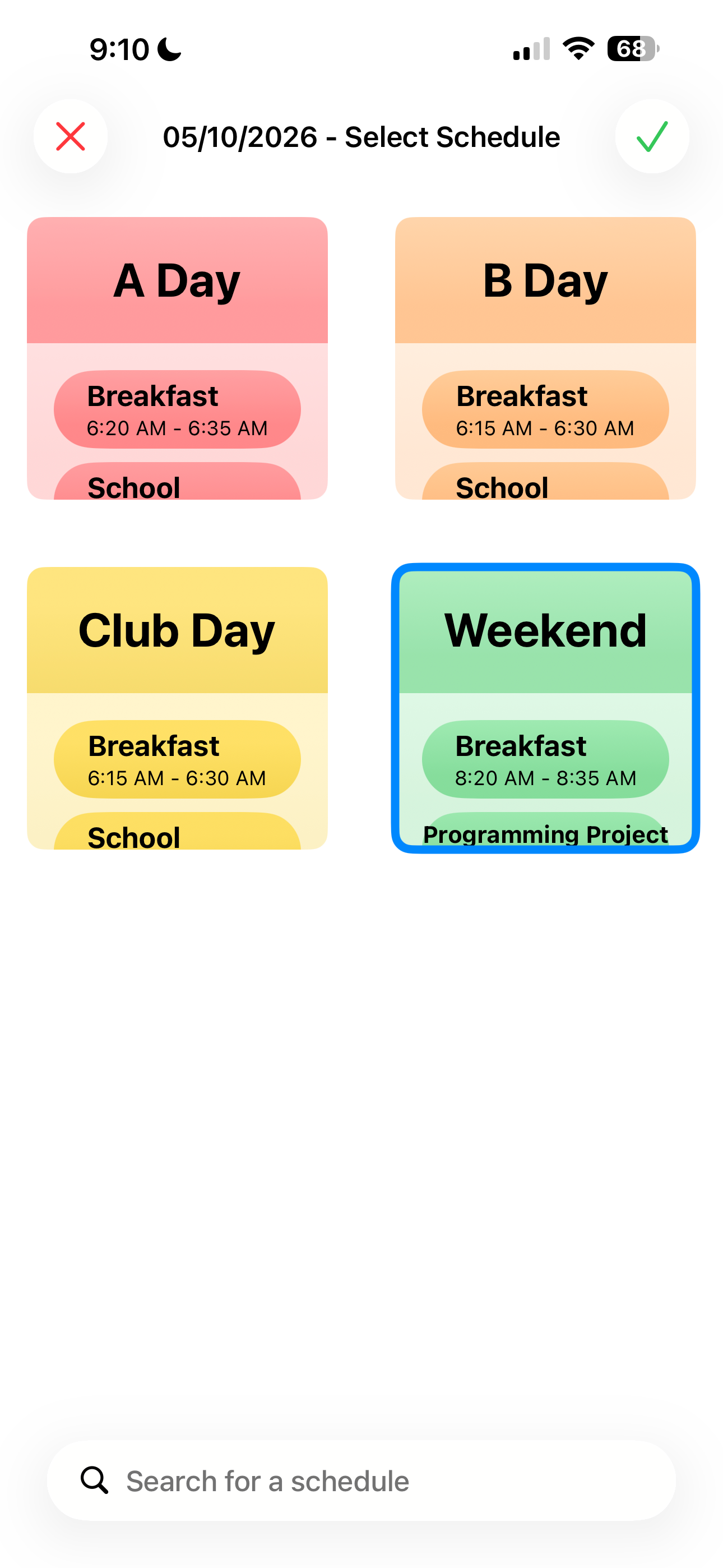 EventBlock screenshot 10