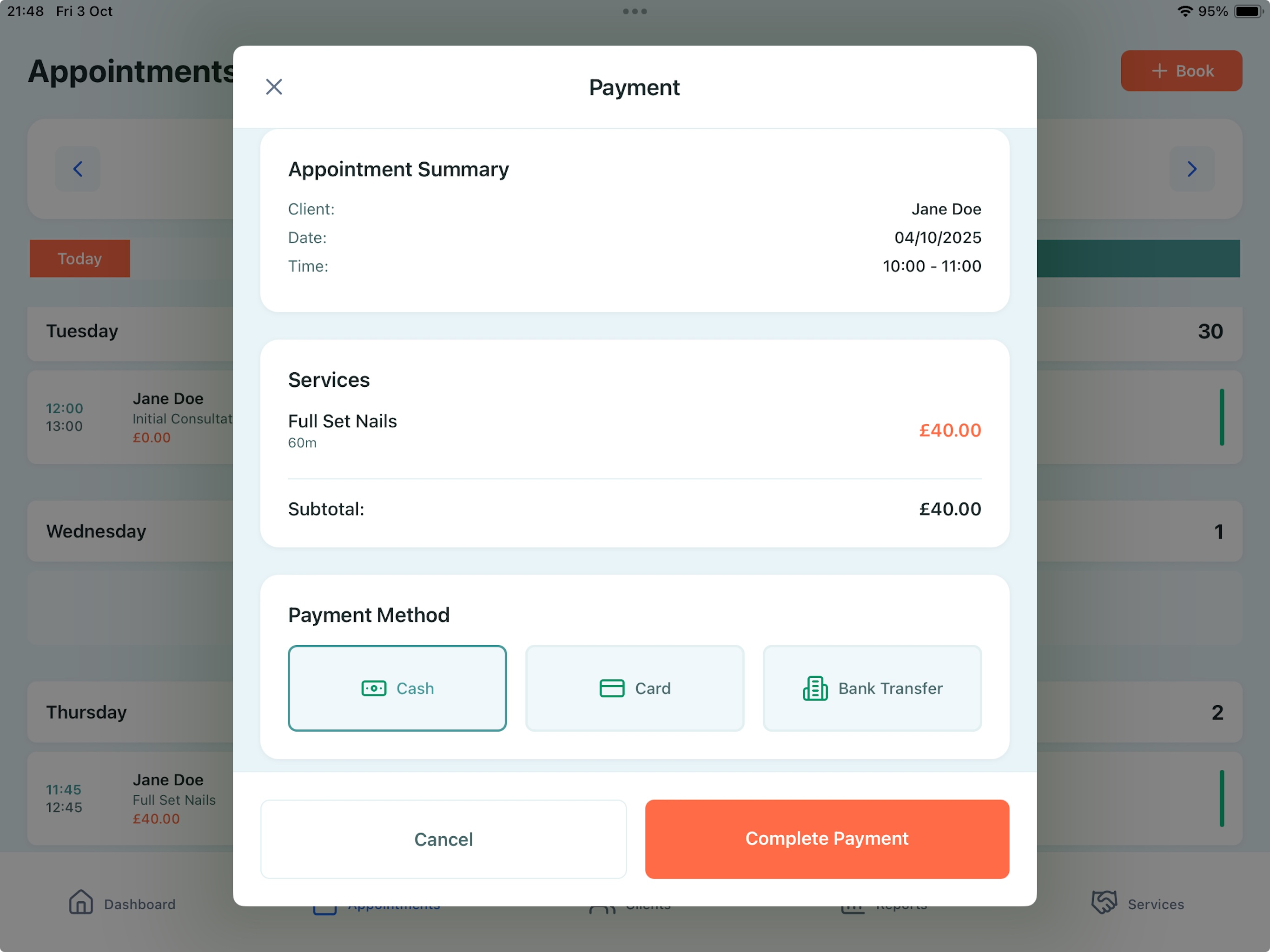 Booklyn Solo Appointments App screenshot 10