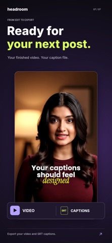 Headroom AI Hinglish Captions Screenshot 7 of 7