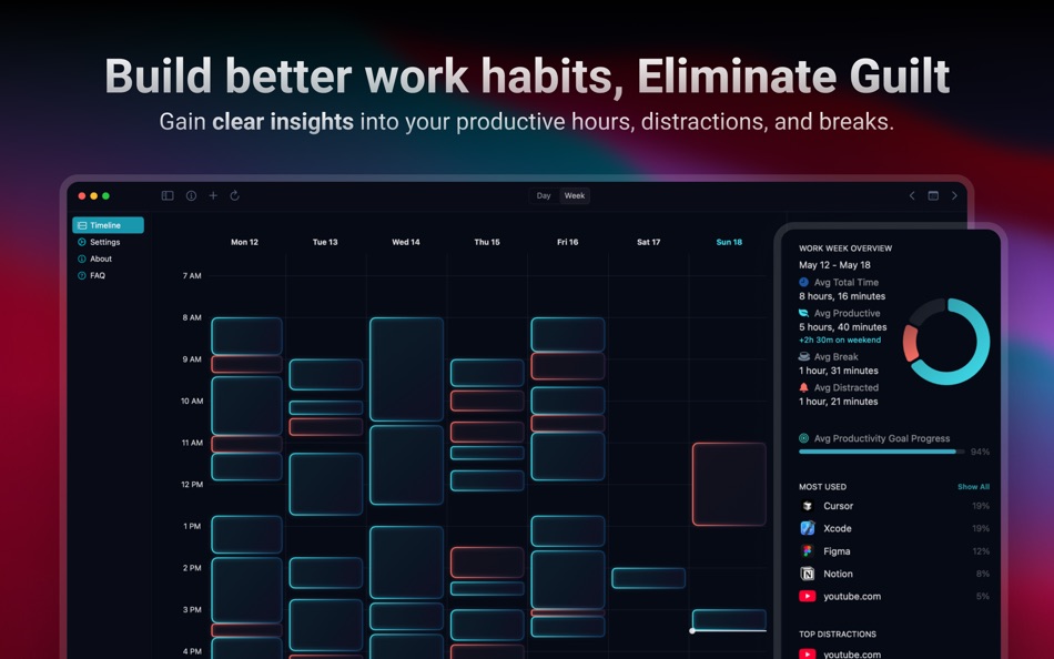 #2. Toki - Automatic Time Tracker (macOS) 由: Donat Kabashi
