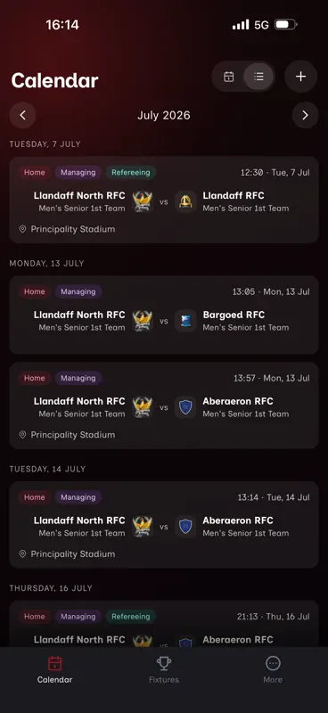 Rygbi Cymru screenshot 1 of 10