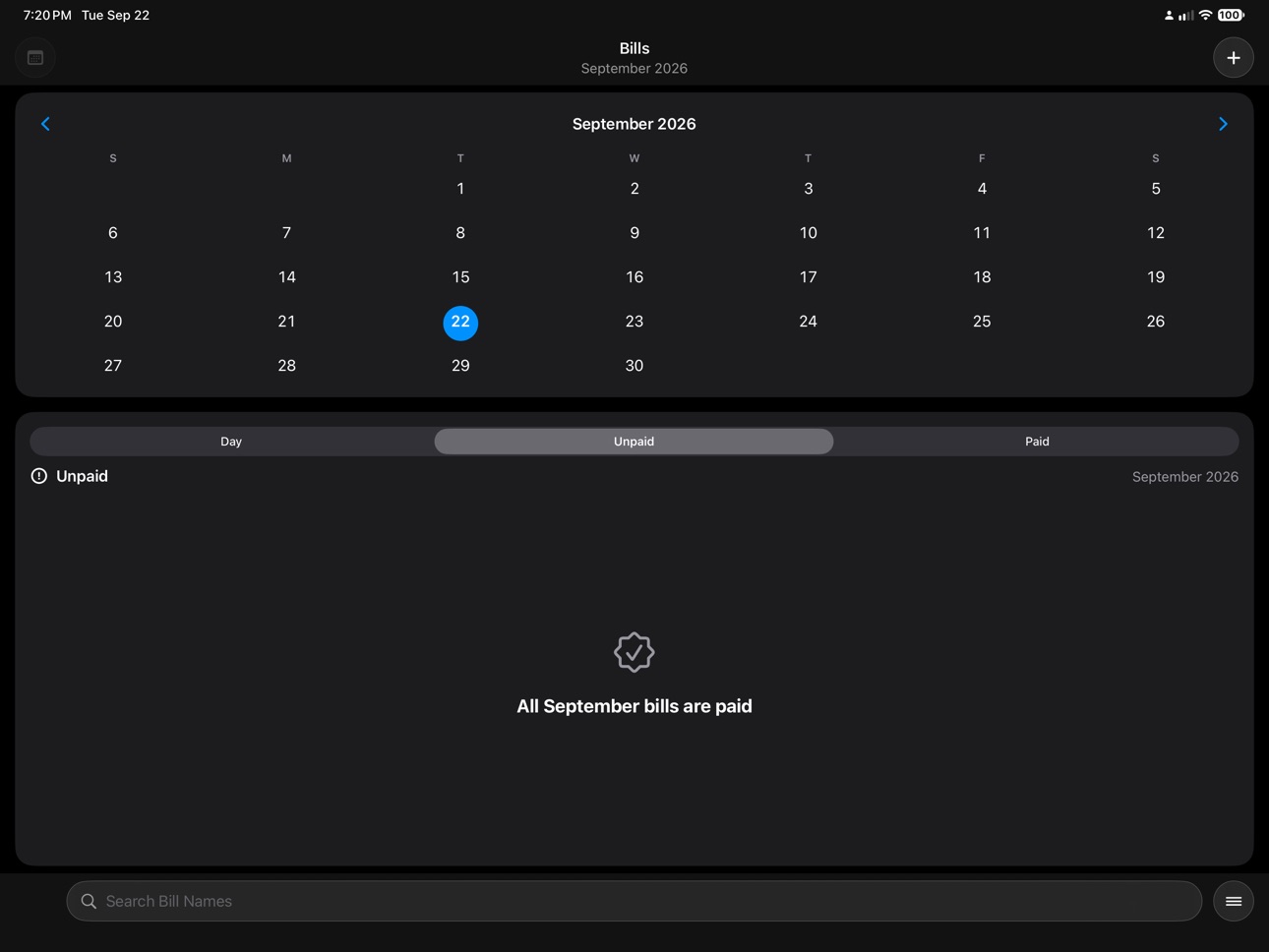 Screenshot 12 of Onyx Bill Organizer