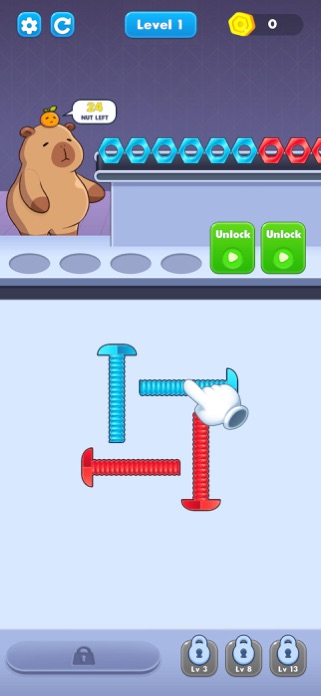 Unscrew Mania Screenshot 2 of 4