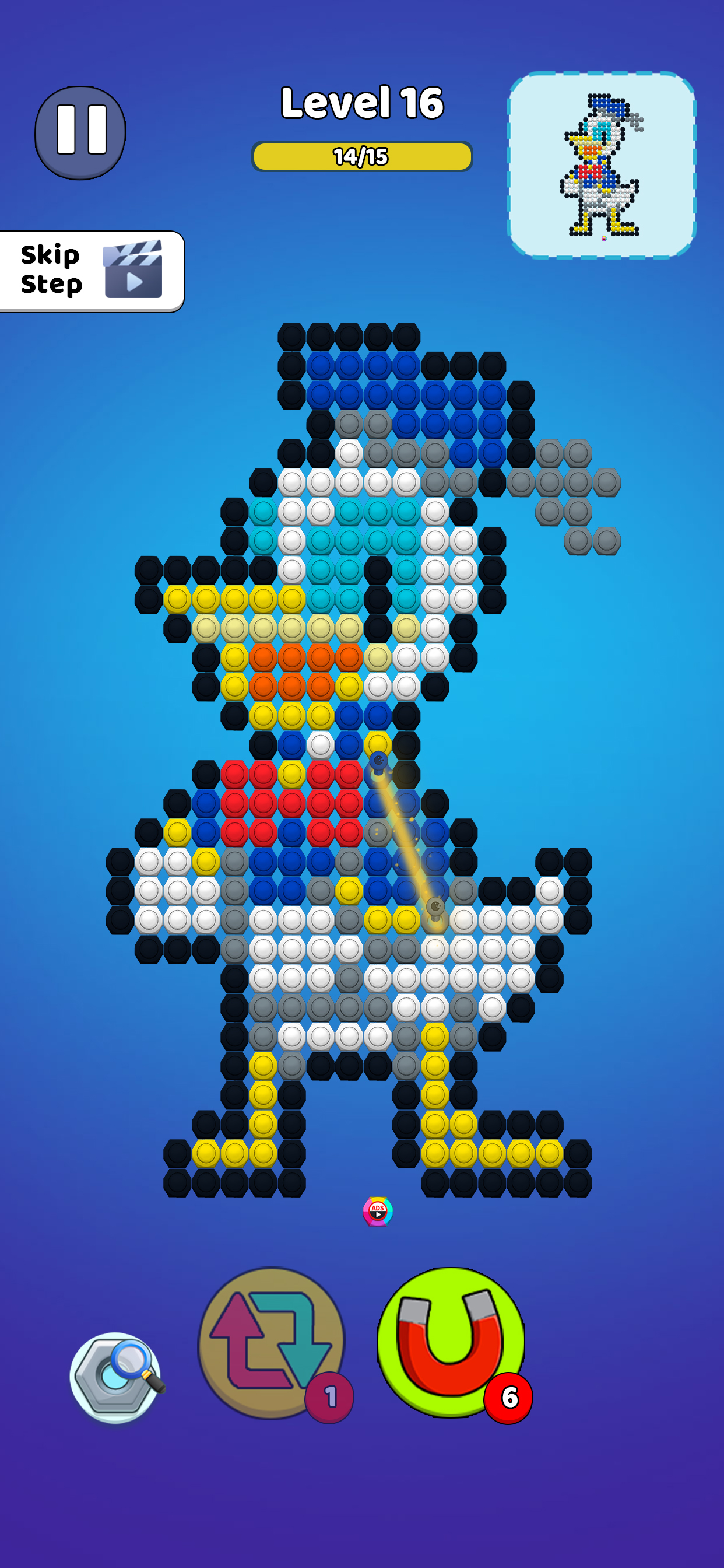 Color Nuts & Bolts Puzzle screenshot 5