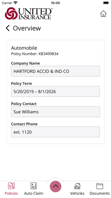 United Insurance Screenshot