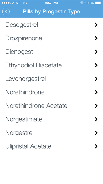 Oral Contraceptives Screenshot