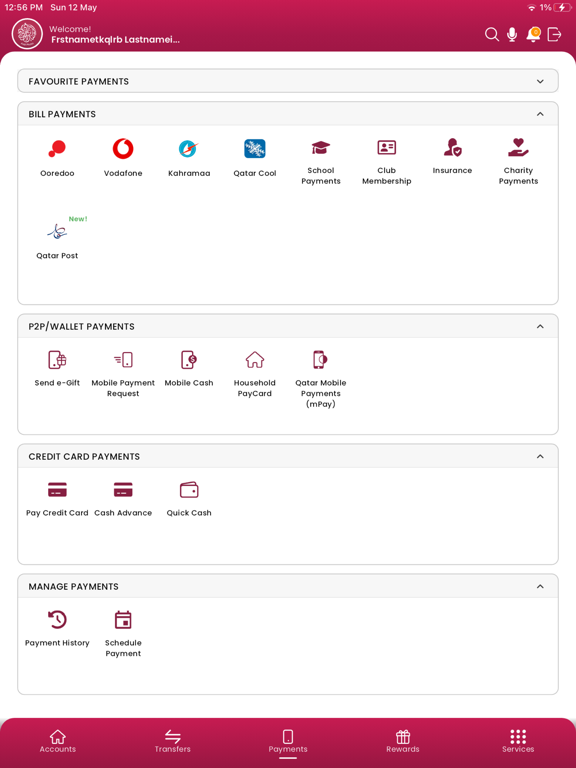 CBQ Mobile iPad screenshot 4 - Finance app