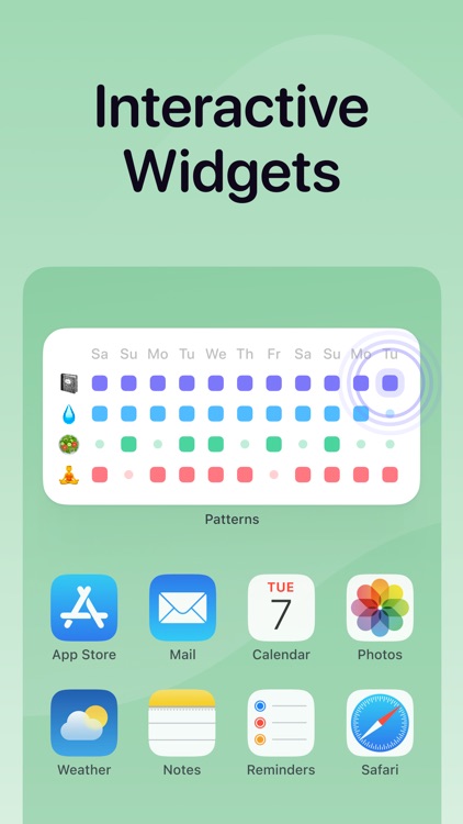 Habit tracker - Patterns
