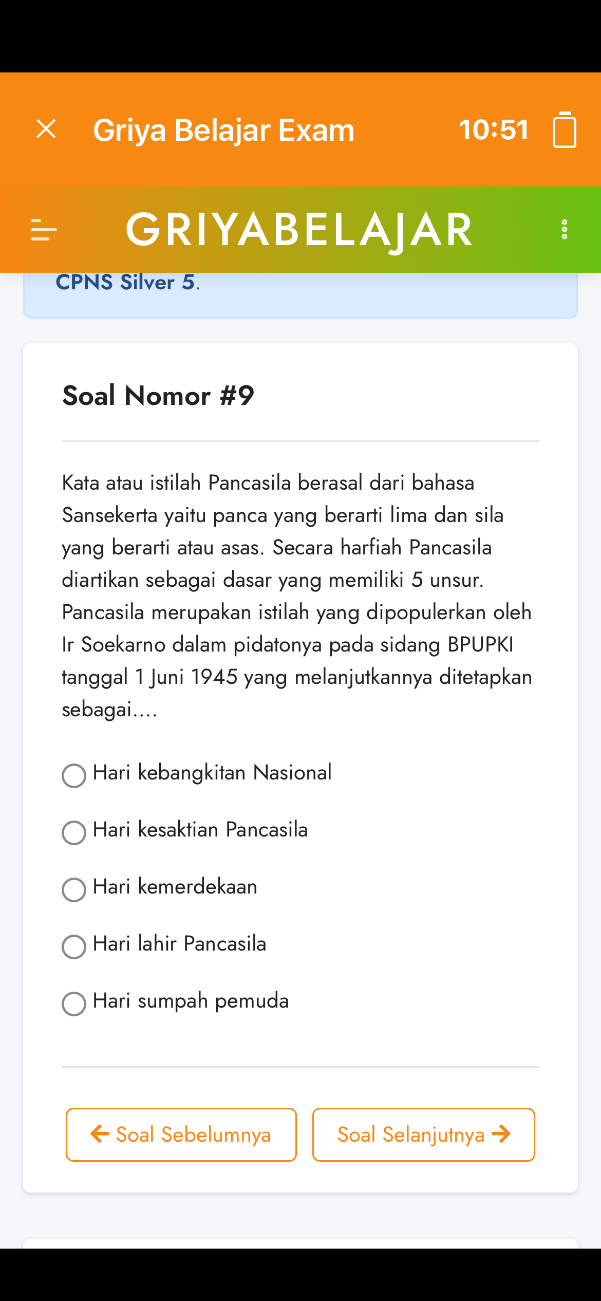 Griya Belajar Exam