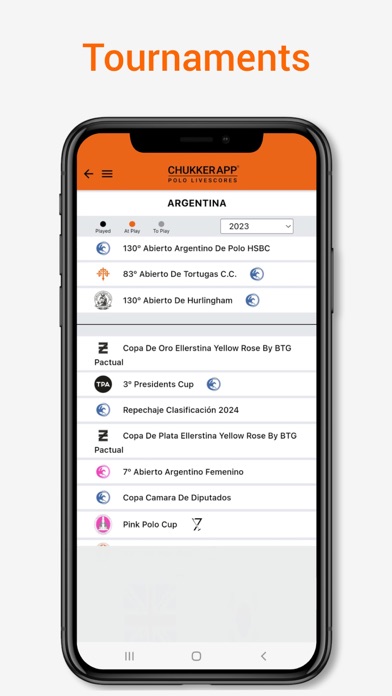 ChukkerApp Screenshot