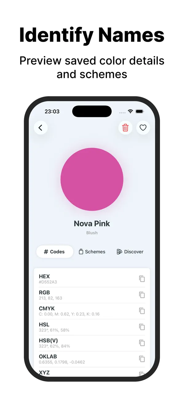 Screenshot #3 pour Color Picker: RGB HEX Codes