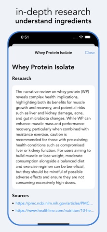 SUPPsnap - analyze supplements iPhone screenshot