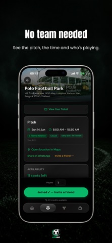 KickHub - Pickup Football iPhone screenshot 4