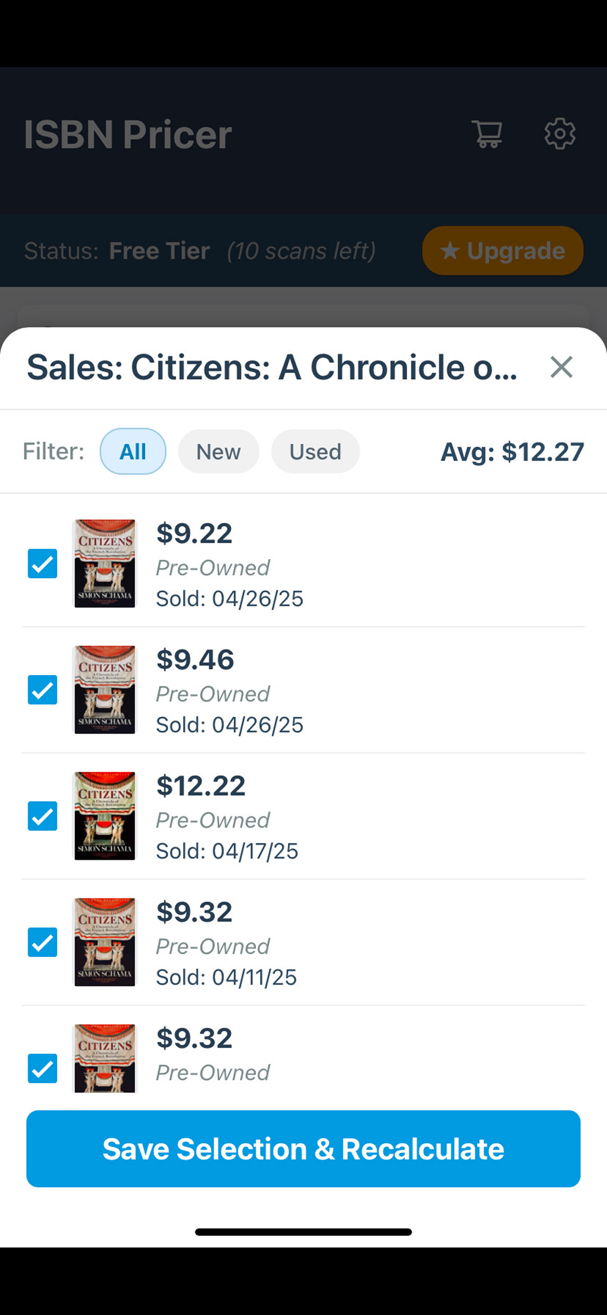ISBNPricer screenshot 3