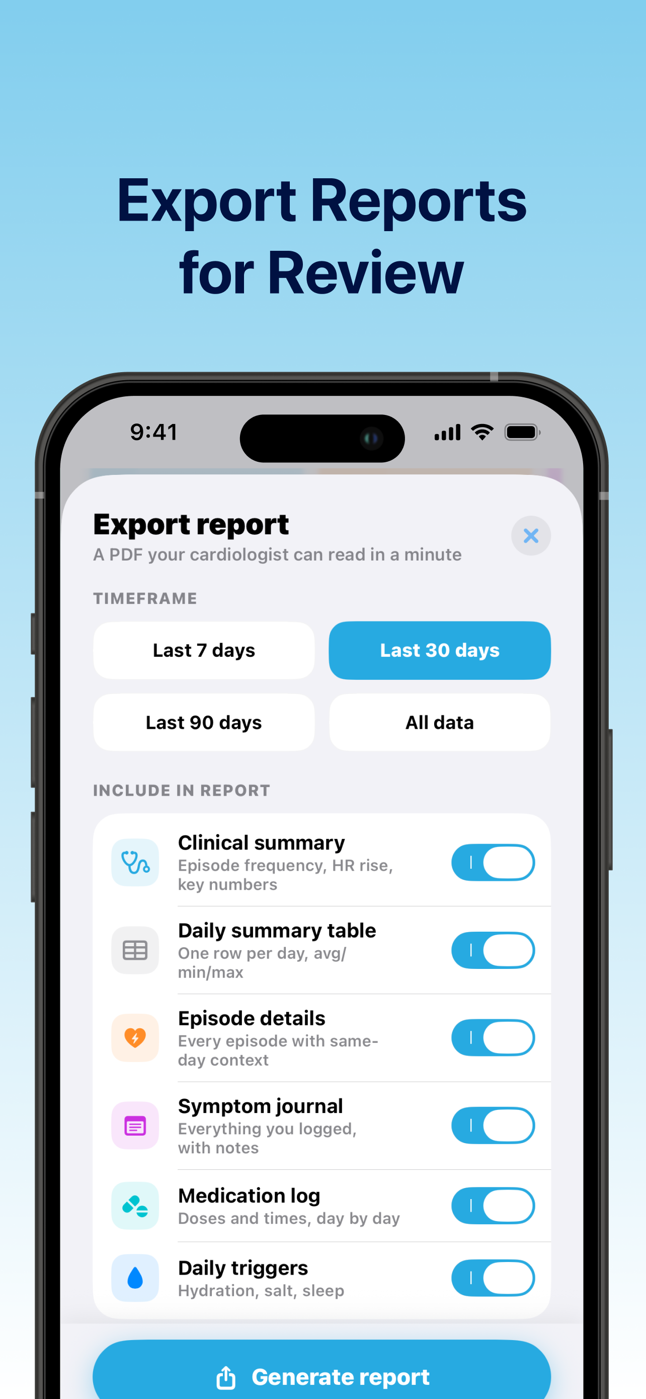 Cardiogram | Track HR, POTS screenshot 4