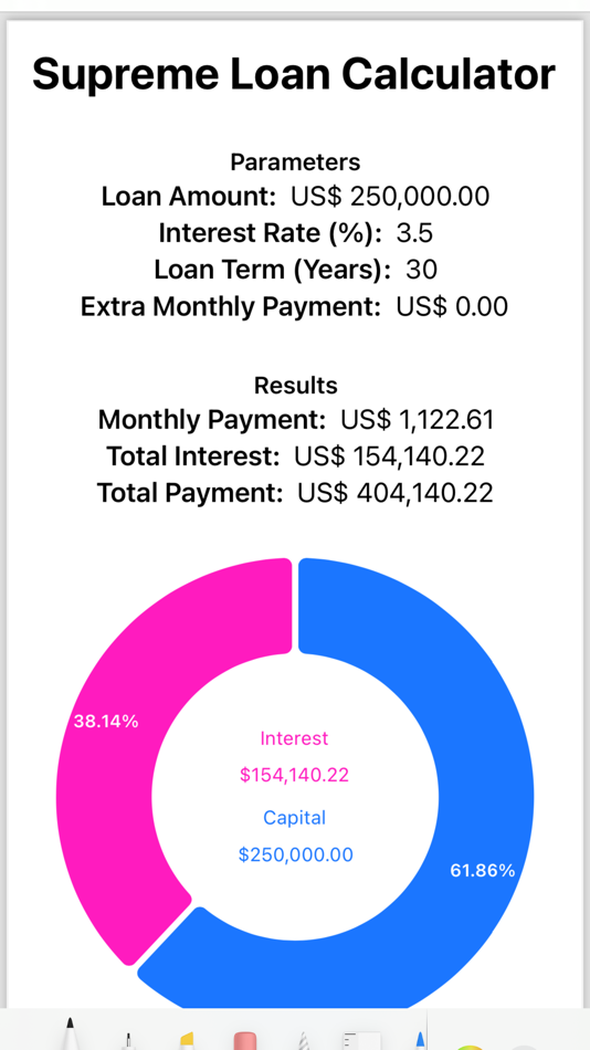 #2. Supreme Loan Calc (iOS) 由: Imcool Do Eirl