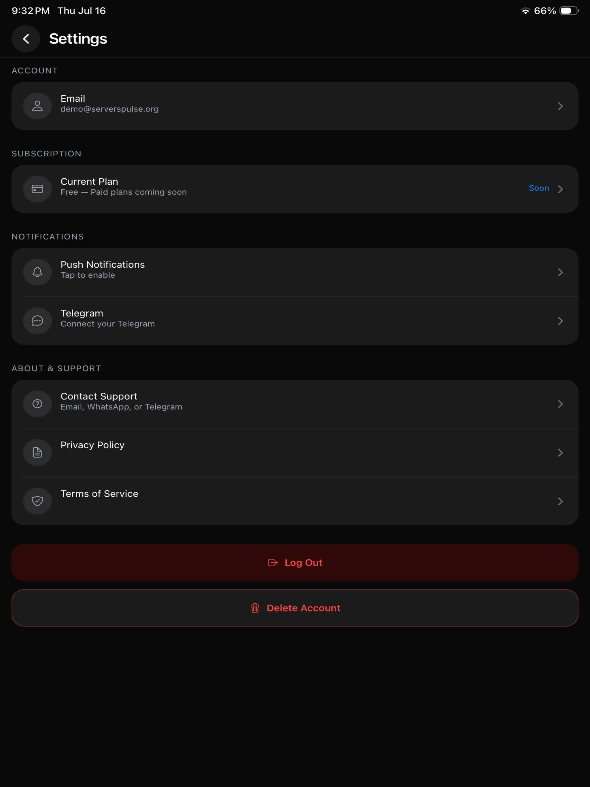 Server Pulse - Uptime Monitor screenshot 8