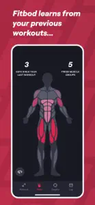 Fitbod: Gym & Fitness Planner screenshot #3 for iPhone