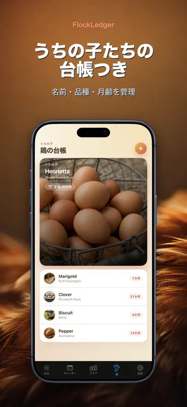 FlockLedger：たまご記録帳 screenshot 5 of 10