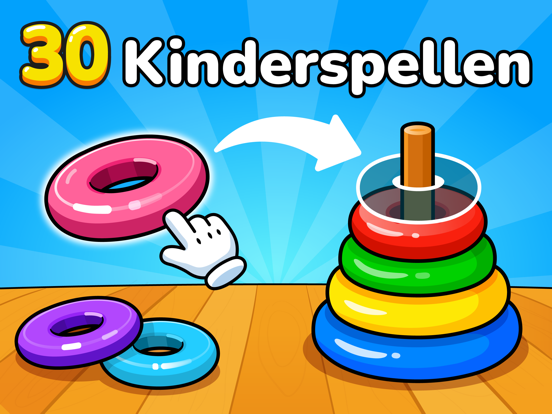 Kleuter spelletjes voor peuter iPad screenshot 1
