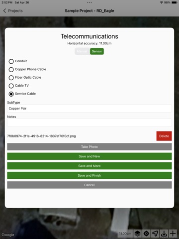 TerraFlow Mobile iPad screenshot