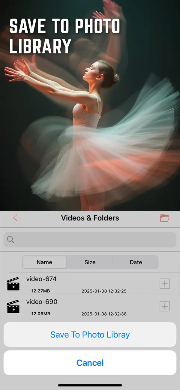 Screenshot #3 pour Video Saver & Player