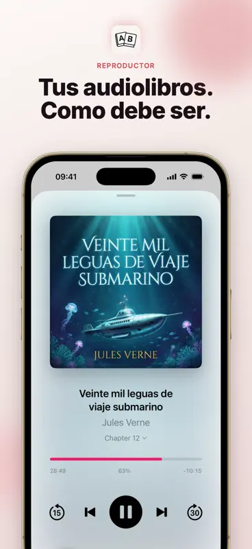 Abookio Audiobook Player screenshot 1 of 10