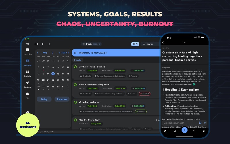 Chaos Control 2: Organizer, AI Screenshot
