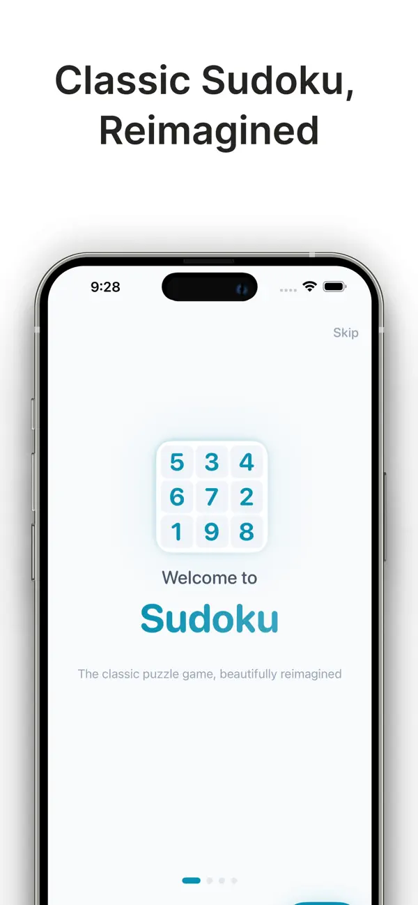Screenshot #1 pour Sudoku - Classic Reimagined