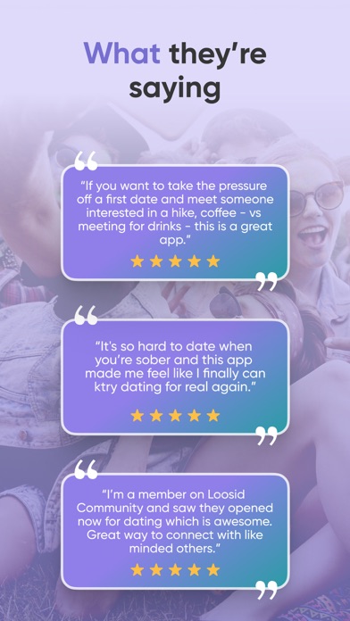 Loosid Sober Dating App Screenshot