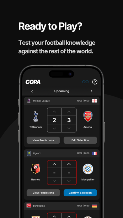 COPA: Football Predictions Screenshot