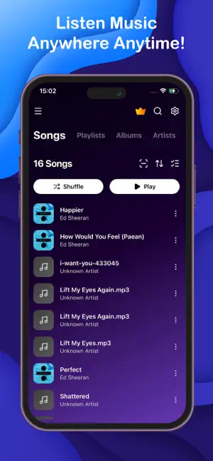 Offline Music Player: Sonix screenshot 1
