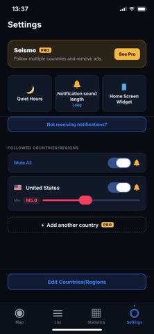 Seismo - Earthquake Alerts App Store screenshot 5