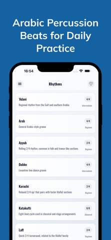 Darbuka - Arabic Rhythms Beats iPhone screenshot