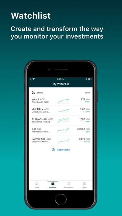 Waha Capital IR Screenshot