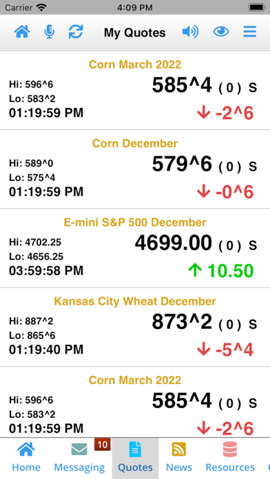 Linn Mobile Quotes Screenshot