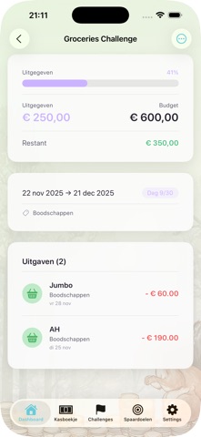 Budget Challenge App Screenshot 5 of 9