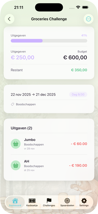 Budget Challenge App Screenshot 5 of 9