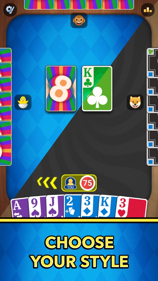 #1. Crazy Eights: Card Games (iOS) Av: MobilityWare