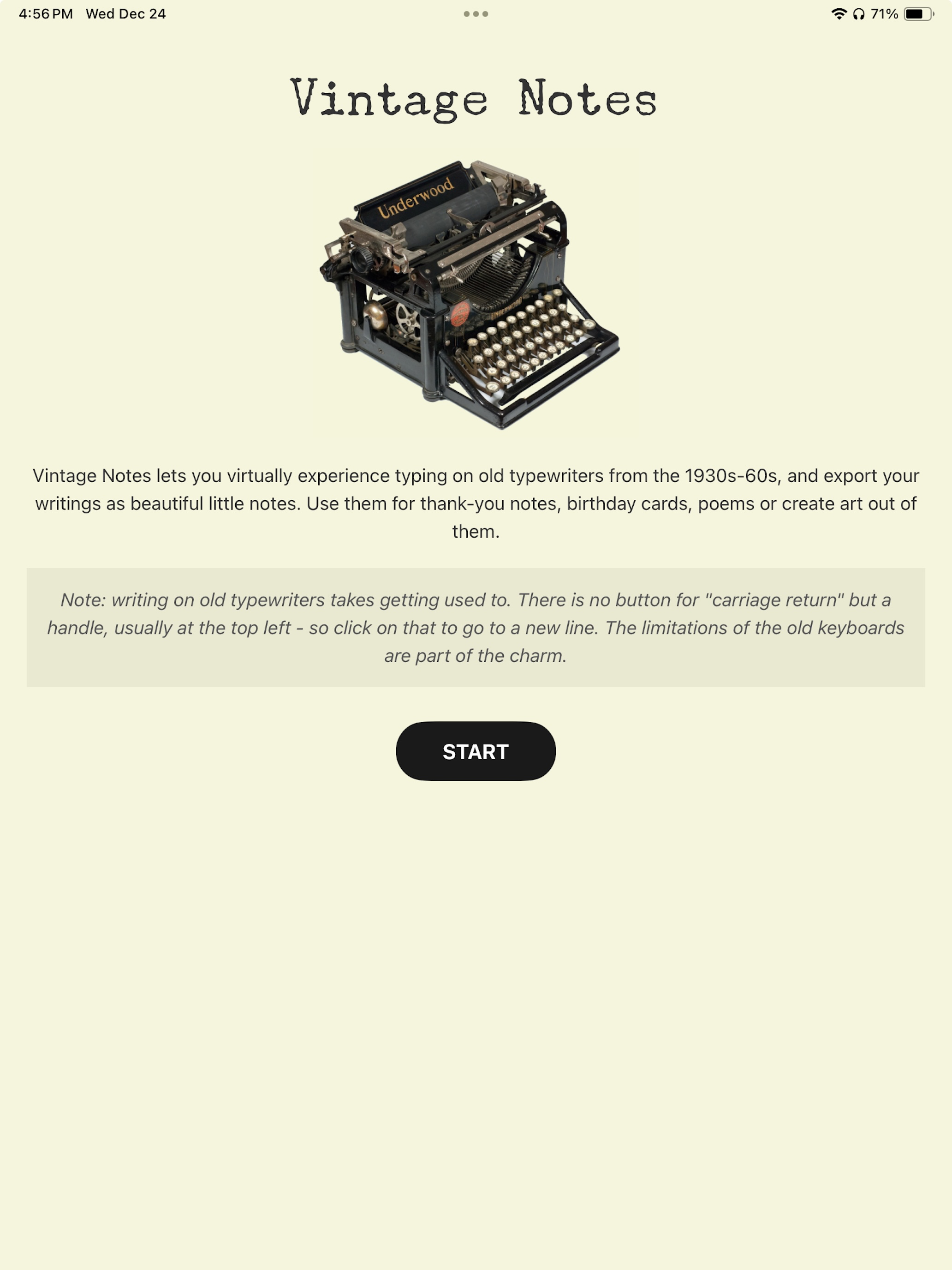 Vintage Notes screenshot 4