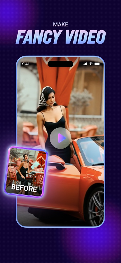 AI Video Generator: Tvorra - Produisez des vidéos élégantes avec une amélioration esthétique instantanée et l'intégration d'éléments de luxe, parfait pour le branding personnel.