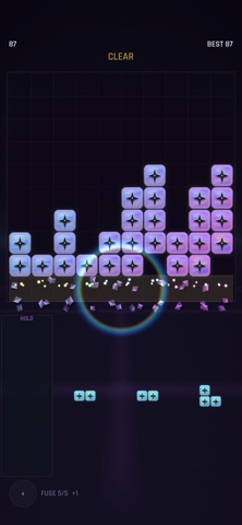 Blockfall: Neon Drop screenshot 3