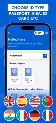 ID Photo - Passport Photo App iPhone screenshot