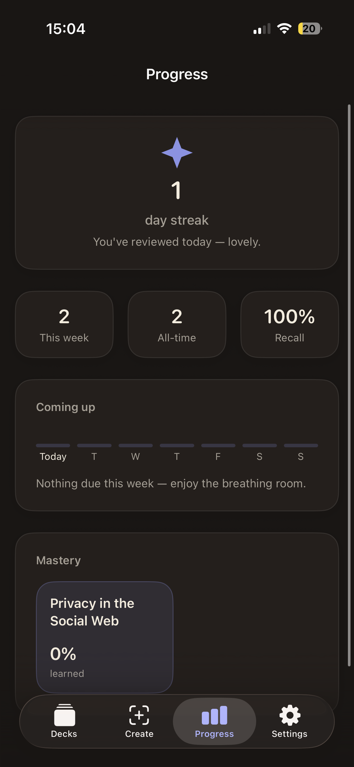 Recall: AI Private Study Cards screenshot 3